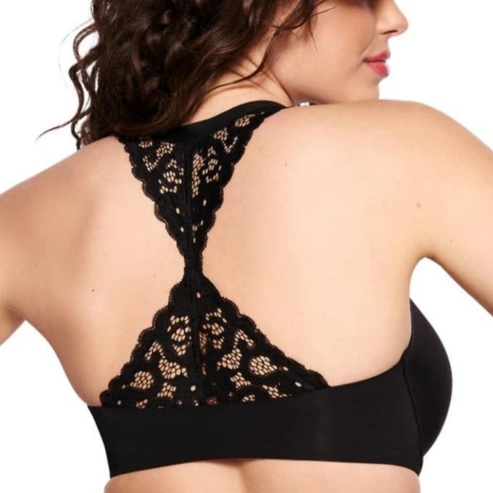Felina Bra black Abbie front closure 32G